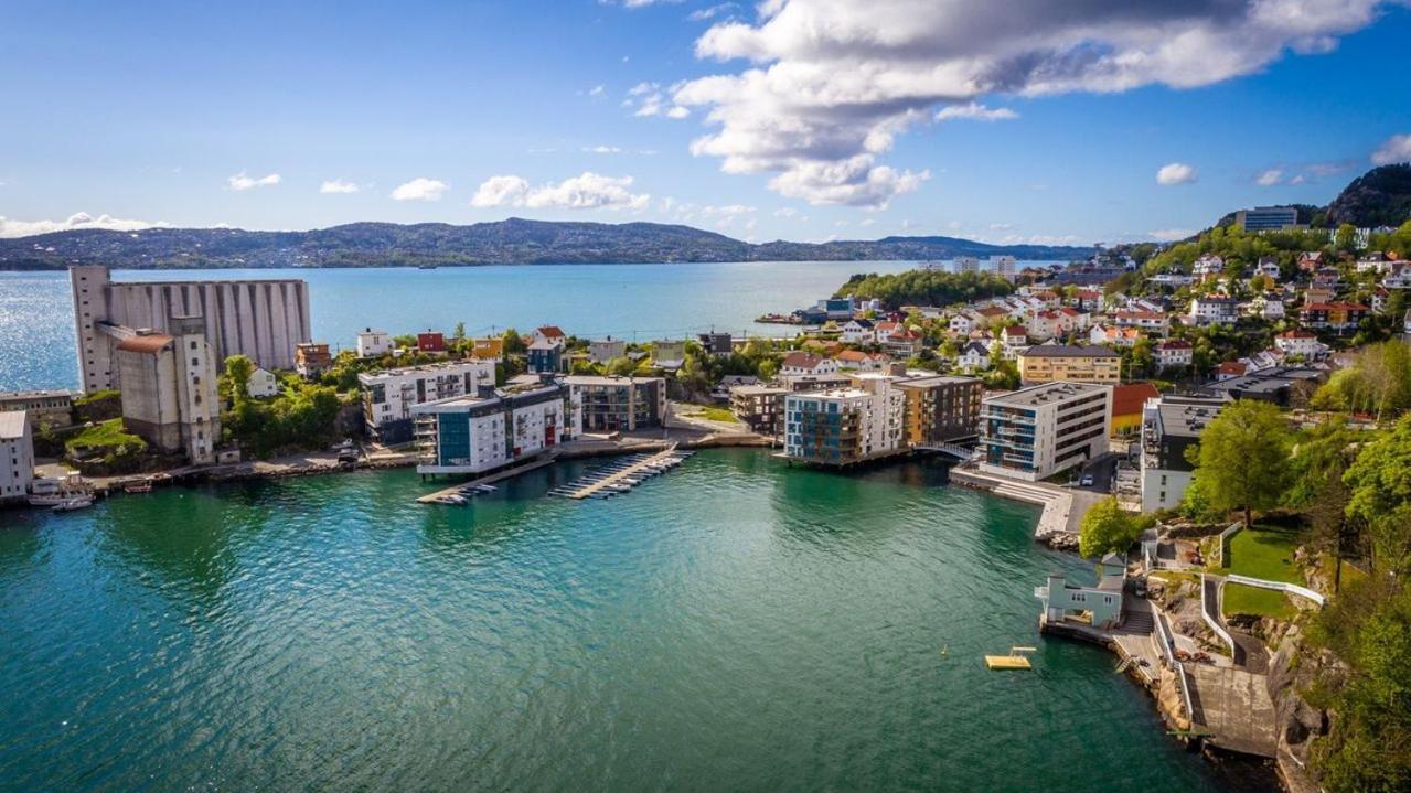 New Penthouse Apartment With Sea View In Bergen Centrum Dış mekan fotoğraf